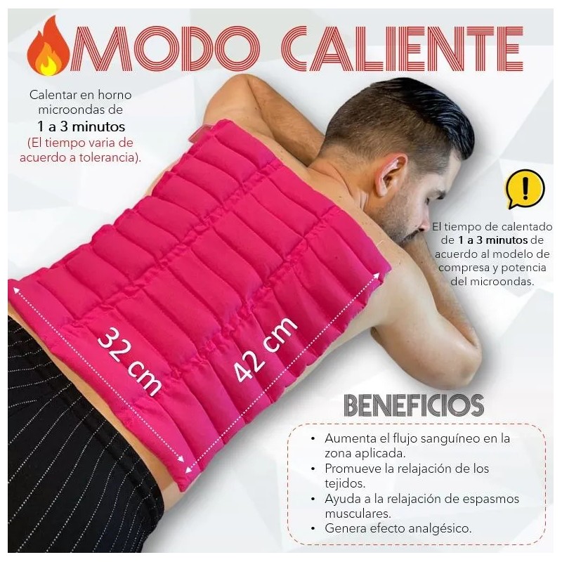 Compresa Térmica Semillas Aroma Terapéutico Grande