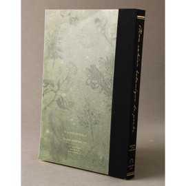 Time Concept Rough B6 Botanical Notebook - 5" x 7", 144 Sheets - Old Book Vintage Style, Composition Journal