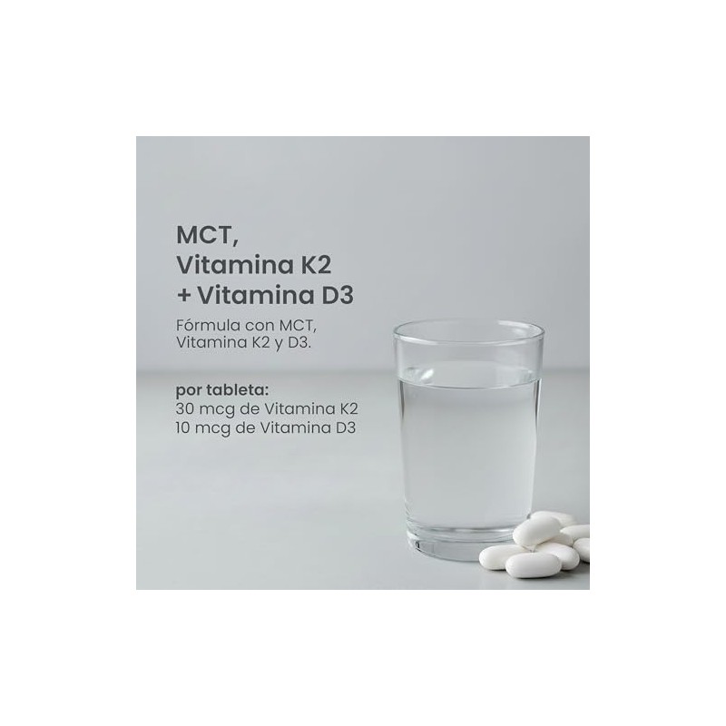 Entera | Vitamina D3 + K2 con MCT | Fórmula