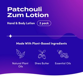 Zum Hand and Body Lotion - Patchouli- 6 fl oz (2 Pack)