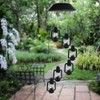 Solar LED Colorful Beautiful Wind Chime Light Lamp Christmas Garden