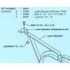 Meyer Plow Headlight Extension Brackets 08481 Moves Plow Lights Forward