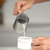 amachef 12oz Milk Frother Cup Steaming Pitcher, Coffee Machine Accessories,