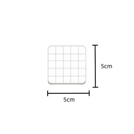 2Pcs Acrylic Stamp Blocks,Clear Acrylic Block,5CM*5CM Clear Stamping Blocks,Stamping Platform,Acrylic Stamps Stamping Blocks Tools