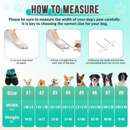 SlowTon Dog Shoes - Breathable Dog Sock Boots for Summer Hot Pavement Hardwood Floors Winter Snow, Waterproof Booties for Small Medium Large Dogs, Non-Slip Paw Protector for Outdoor Walking (Teal, 6)