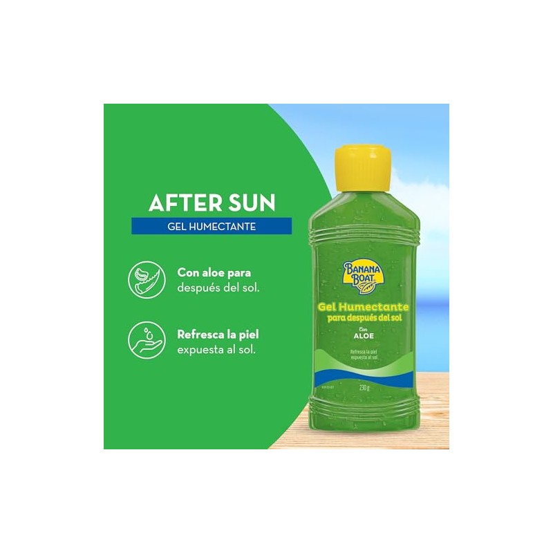 Banana Boat After Sun Gel de Aloe Vera Humectante 230