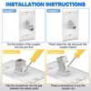 VCELINK CAT6A RJ45 Zinc Alloy Keystone Coupler Shielded, 10-Pack Keystone
