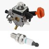 EMSea 1 Set Carburettor Kit Lawn Mower Carburettor Rebuild Kit
