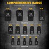 14-Piece Female E-Torx Star Socket Set with Magnetic Storage Rail,