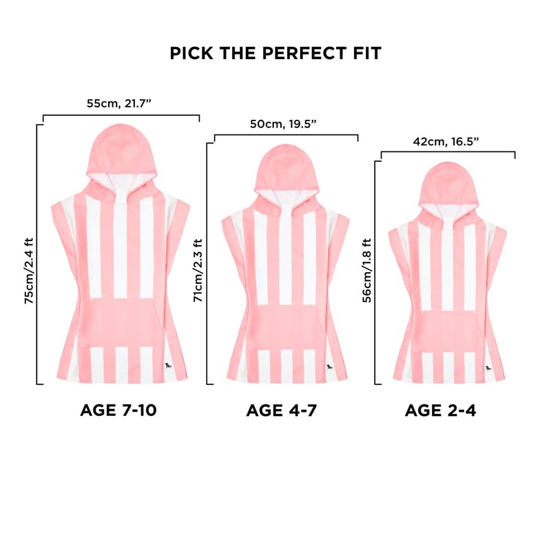 Dock & Bay Poncho with Hood - For Kids -