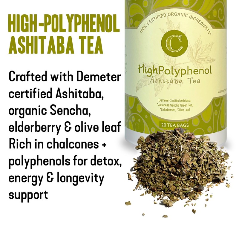 High‑Polyphenol Ashitaba Tea Blend – Demeter Certified Biodynamic U.S. Organic