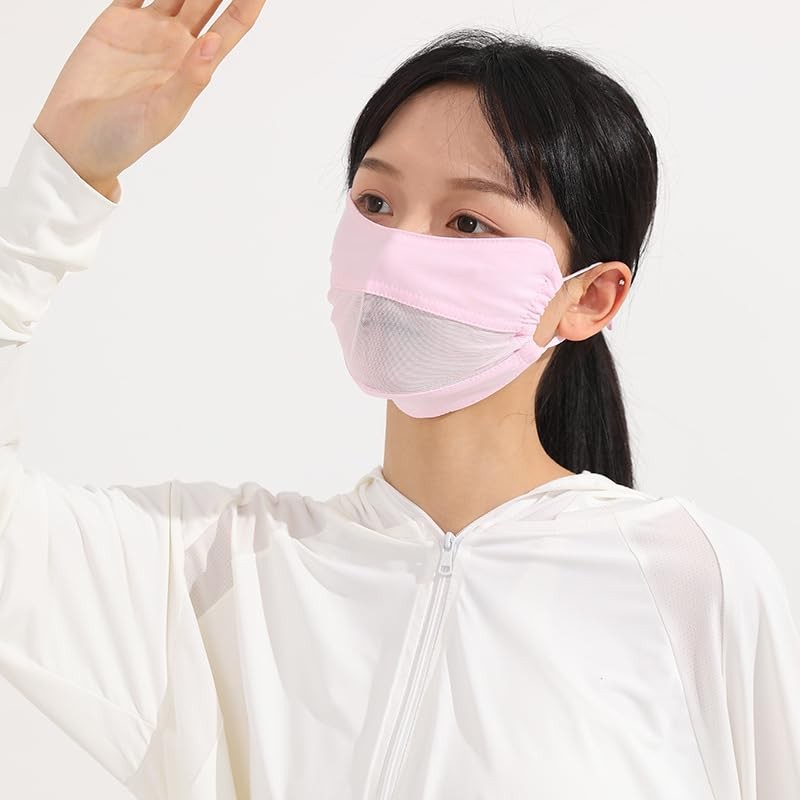 iSEN LABEL Mesh Mask, Cloth Mask, UV Protection, Comfortable, Breathable,
