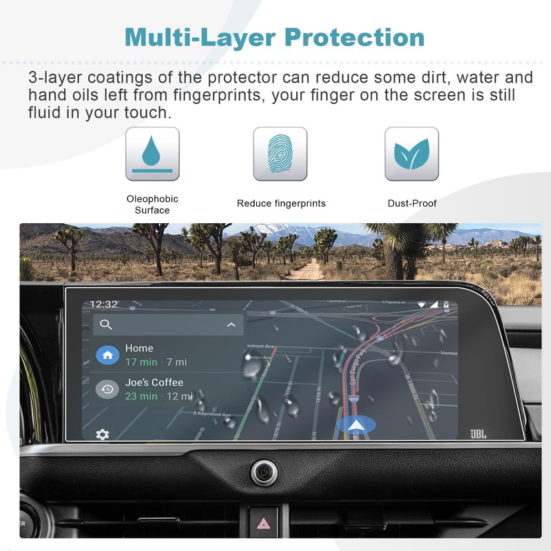 CDEFG 2Pcs for 2025 2026 Toyota Crown Signia Screen Protector