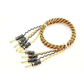 BELDEN 9497 2-Pack Speaker Cable with Banana Plug 1m