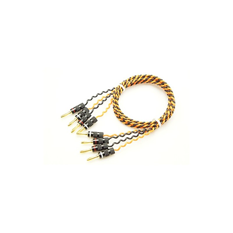 BELDEN 9497 2-Pack Speaker Cable with Banana Plug 1m