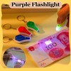POCKETMAN LED Keychain Flashlight UV Light Small Flashlight Mini Keychain