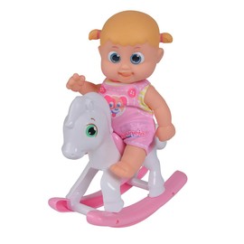 Simba 105143326 - Bouncin Babies Little Bonny mit Schaukelpferd