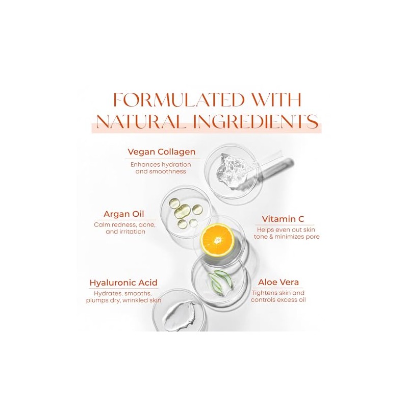 Vitamin C & Collagen Face Serum & Day Cream