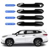 LUNQIN Car Door Handle Cover for Toyota RAV4 2019-2025，Highlander 2020-2026，Crown