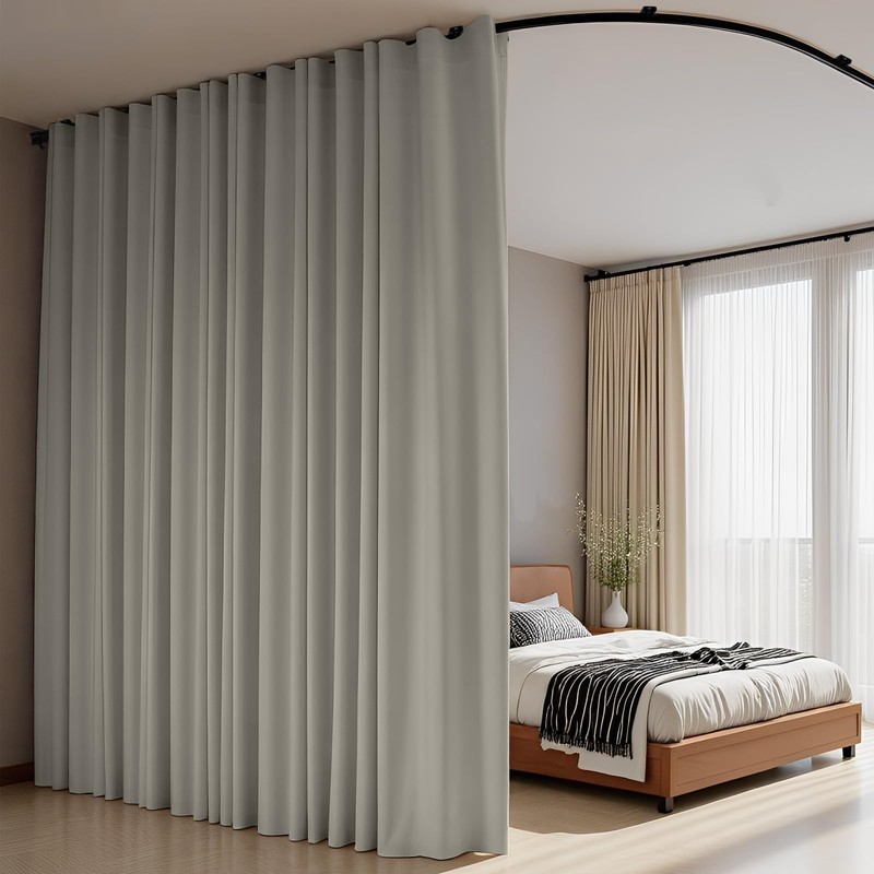 Room Divider Curtains Flexible Ceiling Tracks set Curtain track Ceiling