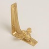 Satin Brass Bee Shelf Brackets | Heavy Duty Brackets for