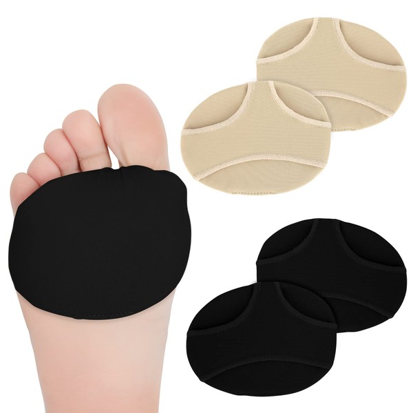 WLLHYF Metatarsal Pad, Soft Breathable Bunion Cushion, Non-Slip Forefoot Pads, Gel Sleeve Pads for Men and Women, Relieve Pain, Prevent Blisters and Calluses
