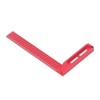 Hole Scribing Ruler Aluminium Alloy Woodworking Right Angle Ruler 45