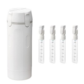 Lumbor37 Botellas de Viaje, Kit 4 en 1, A Prueba de Fugas con Tapa | 4 Botellas de Loción, Accesorios Recargables, Sin BPA, Kit de Aseo Personal Mujer