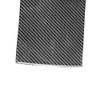 TEAMWILL Black Real Carbon Fiber Decal Center Console Armrest Box