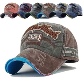 CheChury Baseball Cap Original 1969 Vintage Style Used Washed Look Retro Outdoor Cap Cap Peaked Cap Baseball Cap Adjustable Summer Hat Unisex Sun Hat for Sports Baseball Cap, coffee