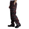 Nideen Men’s and Women's Baggy Printed Chef Pants Kitchen Uniforms