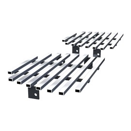 APS Compatible with Chevy Avalanche Suburban Tahoe 2007-2014 Tow Hook Stainless Steel Chrome Polished 8x6 Horizontal Billet Front Grill Grille Insert C66467S