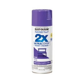Rust-Oleum 249113 Painter's Touch 2X Ultra Cover Spray Paint, 12 oz, Gloss Grape