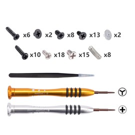 eXtremeRate Cross Screwdriver Tri-Wing Screwdrivers Kit, Assemble Disassemble Tools Set with Springs and Tweezers Screws for NS Switch Console Joy Con