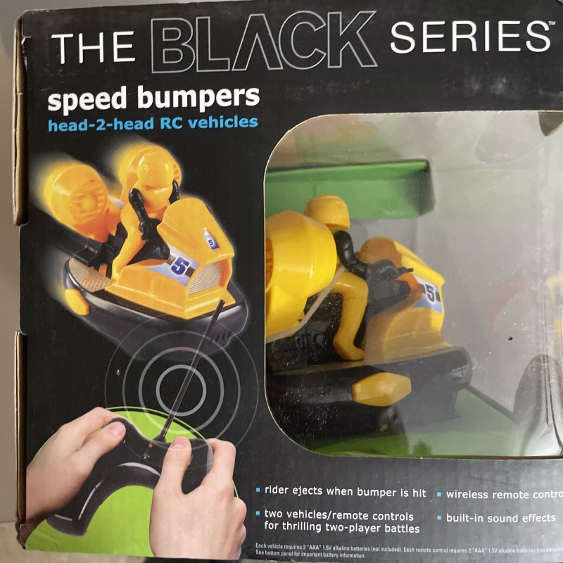 The Black Series Remote Controlled Speed Bumper Cars - Yellow