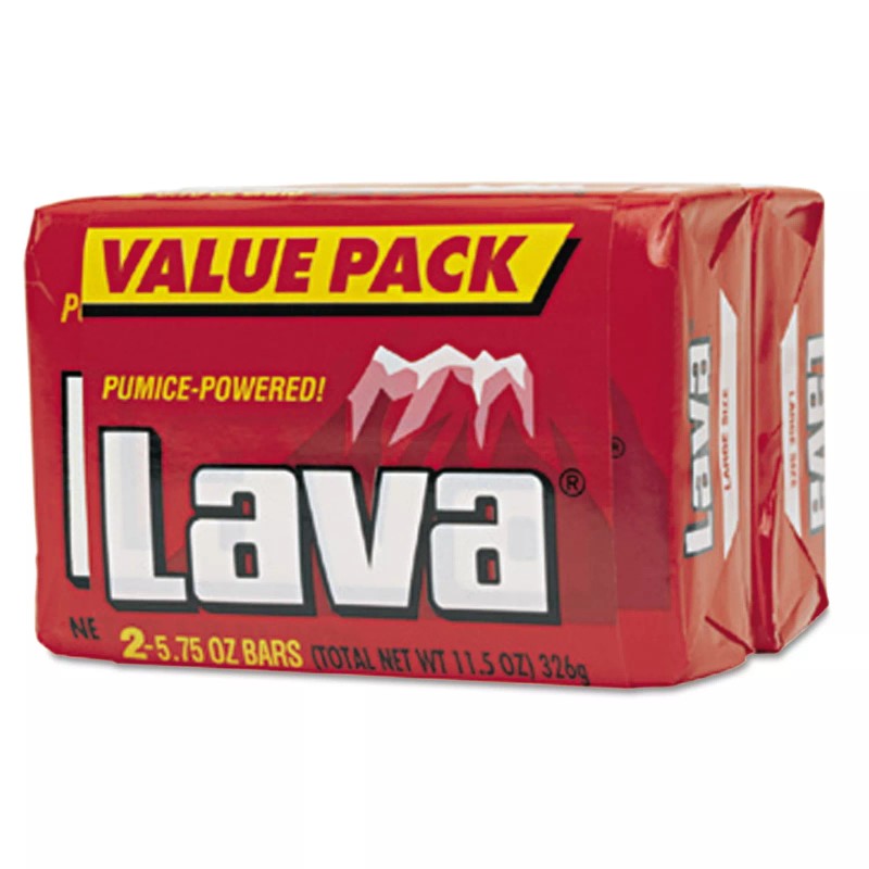 Lava Heavy-Duty Hand Cleaner Bar Soap, 5.75 oz Twin Pack