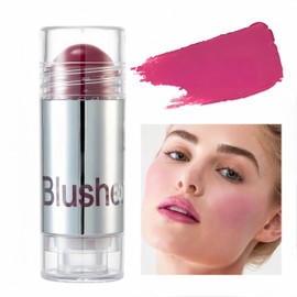 Melemando 8 Color Multi-use Face Cream Blush Stick for Cheeks, Hydrating Long Lasting Makeup Blush Highlighter Stick for Cheeks Eyes Lips for Women(06)