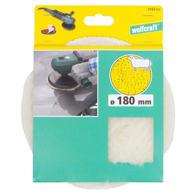 wolfcraft Easy-Fix Bonnet, Lambswool I 3163000