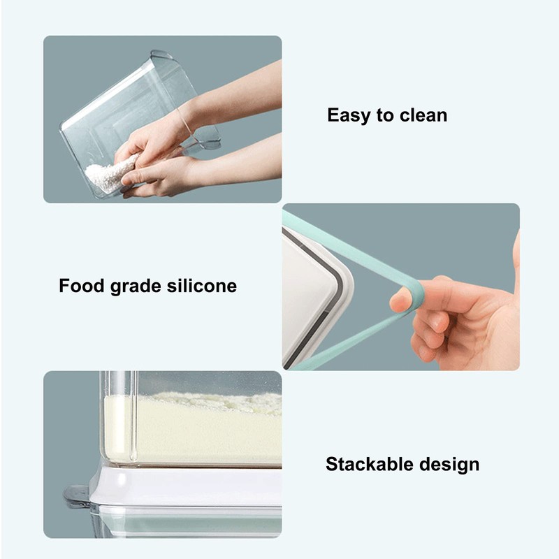 Cozey Daily Formula Dispenser Container with Scoop 1500ML / 1.5QT