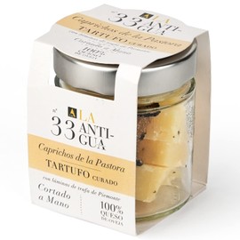 Spanish Sheep Cheese Manchego Tartufo Aged in Truffle from Spain - 3.5 oz / 100 g - GUARANTEED OVERNIGHT