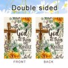 RABUSOFA Summer Garden Flag 12x18 Inch Double Sided Outside,Sunflower With