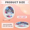 Double-Sided Fabric Tape with Enhanced Adhension, 2/5" x 128FT Hemming
