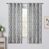 Beauoop Linen Semi Sheer Curtains 54 Inches Long 2 Panels