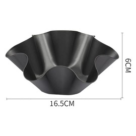 GSHLLO 2 Pcs Carbon Steel Tortilla Bowls Tortilla Shell Maker Molds Taco Bowl Pans Salad Bowl Makers Baking Bowls Trays for Kitchen