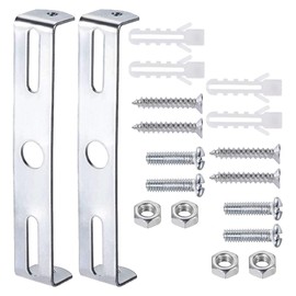 2 Set 110mm Ceiling Light Plate Kit Ceiling Lighting Bracket with Screws Accessories Lighting Fixture Ceiling Plate Bracket for Chandelier Lighting Home Office Silver