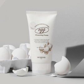 Skinfood [SKINFOOD/2 pk] Egg White Perfect Pore Tightening Cream Cleansing Foam 150ml