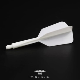 CONDOR AXE WING SLIM M White Condorax Wing Slim Darts Flight Medium