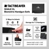 SHALE XL Biometric Safe with 3 Ways Quick Access -