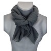 Ella Jonte Mens Scarf Lightweight Soft Scarf Plain, gray