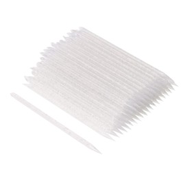 Mini Skater Crystal Nail Stick Premium Cuticles Pushers Remover Nail Art Manicures Pedicure Tool,100Pcs (3.6 Inch, Silver)